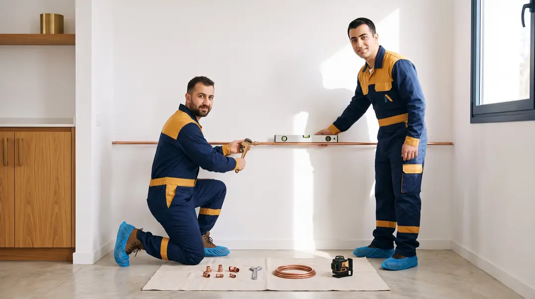 Doğalgaz iç tesisatı, temsili görsel